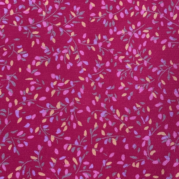 Gap Y2K  red floral, empire waist, spaghetti straps! Tiered ruffle! Size 6 - Picture 11 of 16